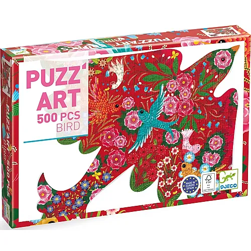 Djeco Puzzle Puzz'Art Vogel (500Teile)