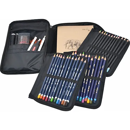 Graph'it Art & GO LA Mallette Art Compagnon Pour 72 Crayons