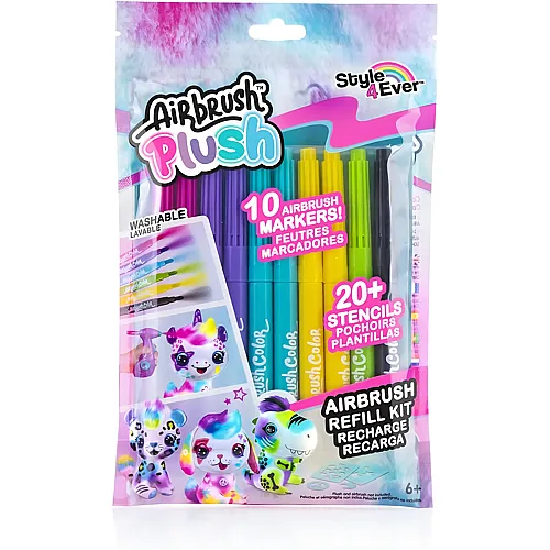 Canal Toys Nachf�llpack f�r Airbrush-Pl�schtier, 6+, , Mehrfarbig