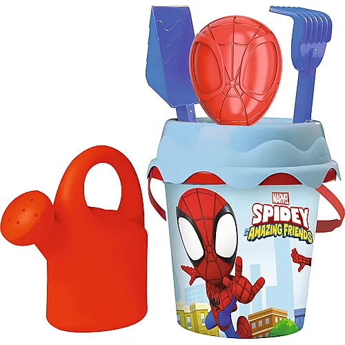 Smoby Spiderman Spidey Sandeimergarnitur mit Giesskanne