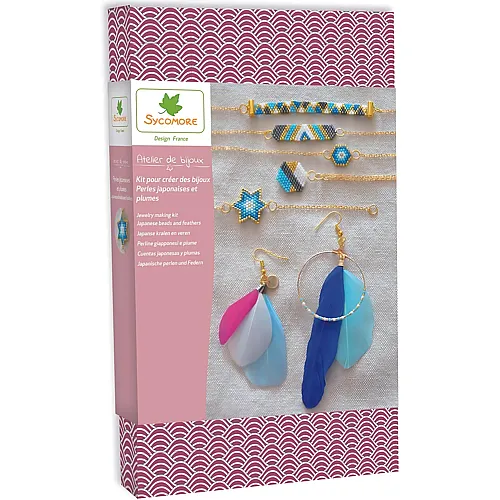 Sycomore Atelier DE Bijoux XL Perles Japonaises & Pompons (fr-de-it)