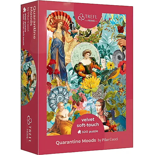 Trefl Puzzle Velvet Samtbeschichtung Quarant�ne Stimmungen - 500 Teile