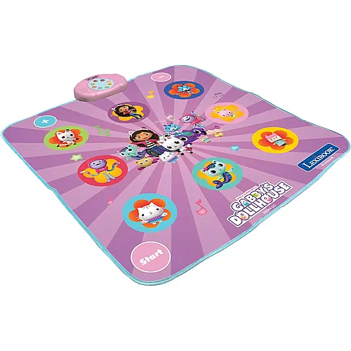Lexibook Gabby's Dollhouse Tanzteppich Gabby mit 6 Spielmodi