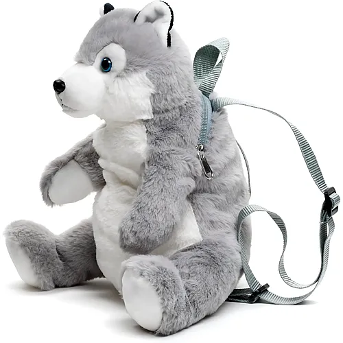 Unitoys Pl�sch-Rucksack Husky - 35 cm