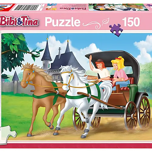 Schmidt Puzzle Bibi & Tina Kutschfahrt (150Teile)
