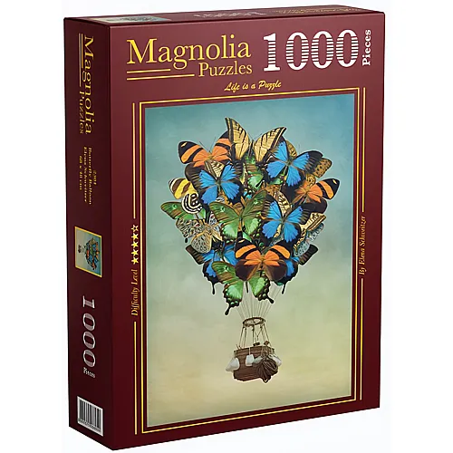 Magnolia Puzzle Butterfly Balloon (1000Teile)
