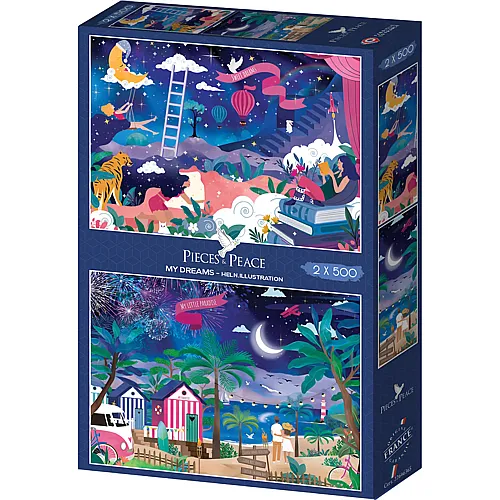 Pieces & Peace Puzzle 2in1 My Dreams - 500 Teile