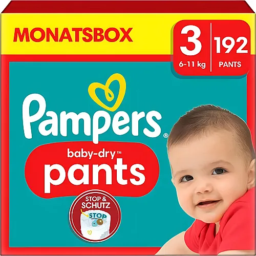 Pampers Baby-Dry Pants Midi Gr.3 (192Stck)
