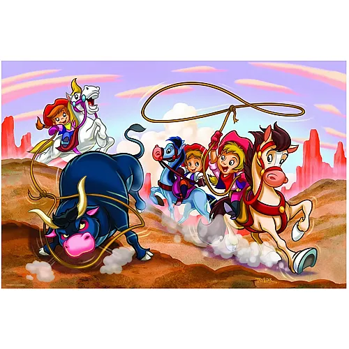 Eurographics Puzzle Girl Power - Cowgirls (100Teile)