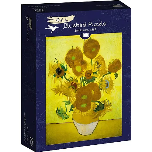 Bluebird Puzzle Vincent Van Gogh - Sunflowers, 1889 - 1000 Teile