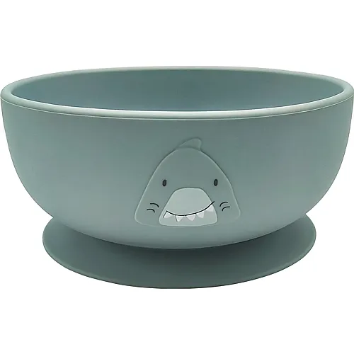 Sch�ssel mit Saugnapf Hai - � 14 x 6,5 cm