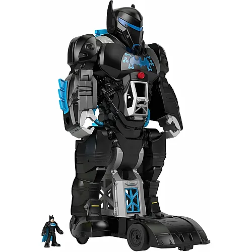 Imaginext DC Super Freunde Bat-Tech Batbot, 2-in-1-Batman-Spielset mit Roboter, Lichtern und Ger�uschen, Spielzeug f�r Kinder ab 3 Jahren