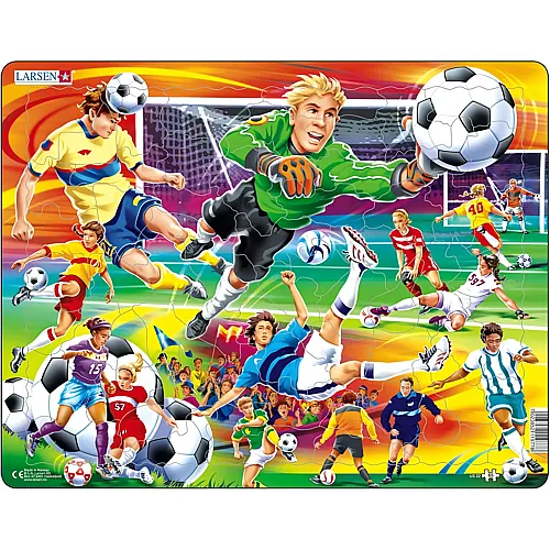 Larsen Puzzle Fussball - 65 Teile