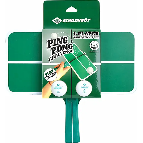 Tischtennis-Set Ping Pong Challenge, Schl�ger mit Netz