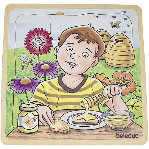 Beleduc Lagen Puzzle Honig
