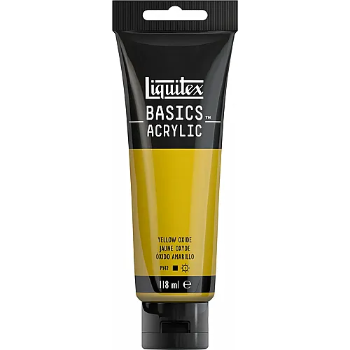 Liquitex Lqx Basics Acrylfarbe 118ml Tube Oxidgelfb