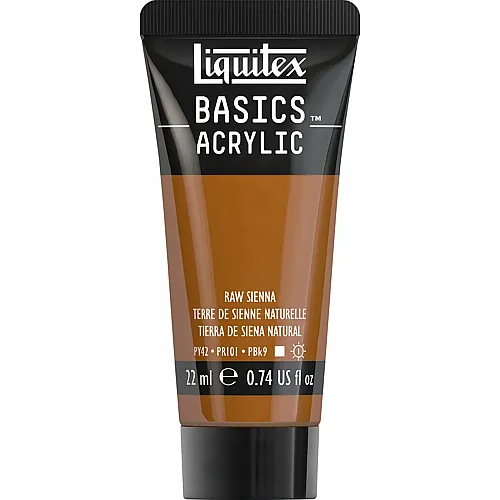 Liquitex Lqx Basics Acrylfarbe 22ml Tube Siena Natur