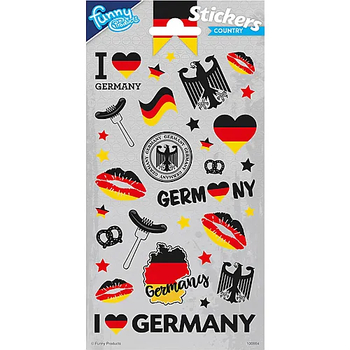 Totum Stickers Aufkleberbogen Deutschland