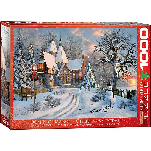 Eurographics Puzzle Christmas Cottage (1000Teile)