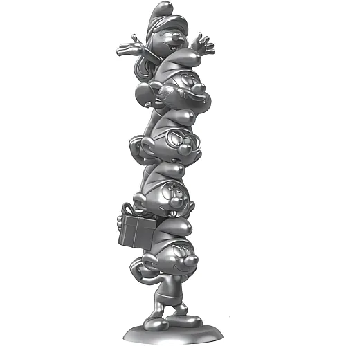 Plastoy Spalte Fig Die Schl�mpfe Edition Limitee Argent
