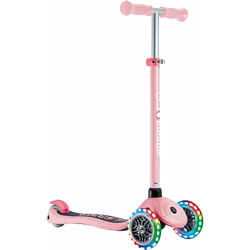 Globber Mini Scooter Primo Lights Pastel Pink - Fuchsia