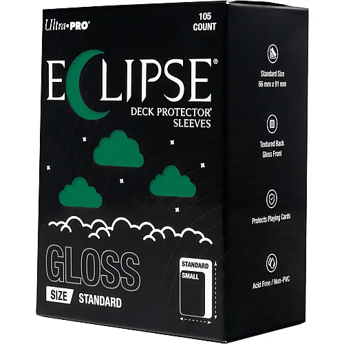 Ultra Pro ECLIPSE Gloss Green Deck Protector Sleeves Standard (105)