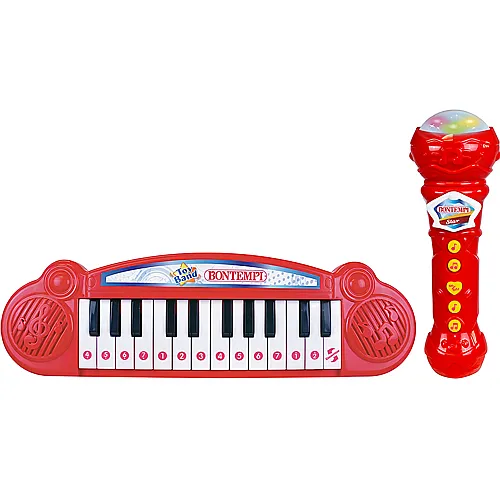 Bontempi Elektronik-Keyboard mit Mikrofon