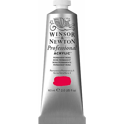 Winsor & Newton W&n Prof. Acrylfarbe 60ml Tube Permanentrosa