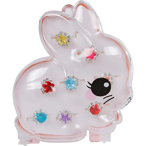 Kids Globe Kinderringe 8 Stk. im Schmuckk�stchen