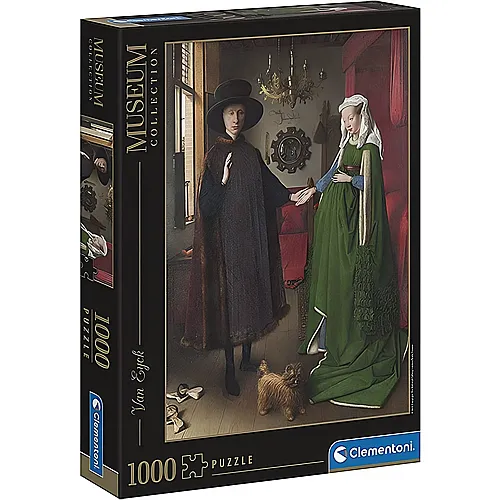 Clementoni Puzzle Museum Collection Van Eyck, Arnolfini and Wife (1000Teile)