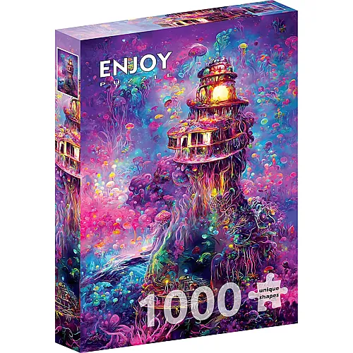 Enjoy Puzzle Leuchtturm unter Wasser - 1000 Teile