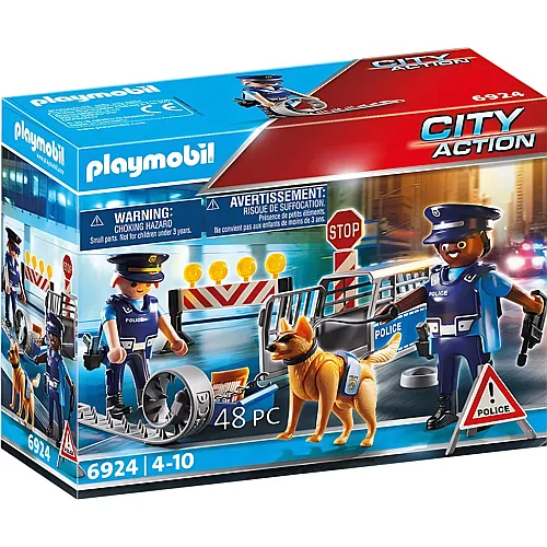 Polizei-Strassensperre 6924
