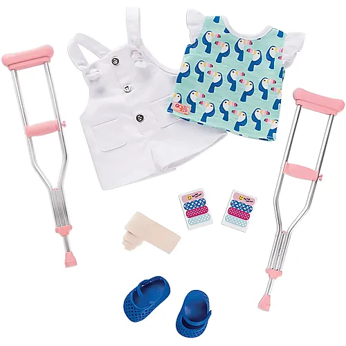 Our Generation Outfit mit Kr�cken
