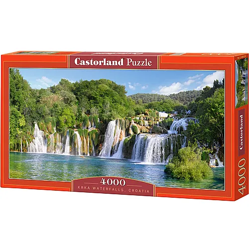 Castorland Puzzle Wasserflle der Krka, Kroatien (4000Teile)