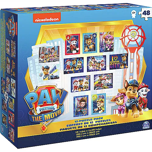 Spin Master Paw Patrol 12-in-1 Puzzlebox (12x48)