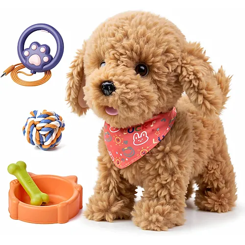 Interaktiver Hundewelpe, der L�uft und Bellt