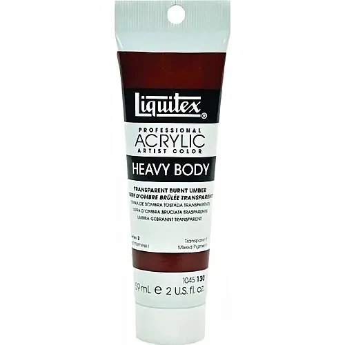 Liquitex Lqx Prof. Heavy Body Acrylfarbe 59ml Tube Umbra Gebrannt Tra