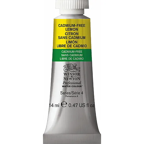 Winsor & Newton W&n Prof. Water Colour 14ml Tube Kadmiumfrei Zitrone