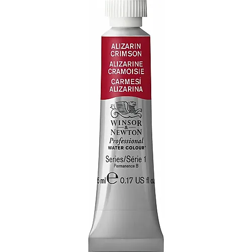 Winsor & Newton W&n Prof. Water Colour 5ml Tube Alizarinkarmesin