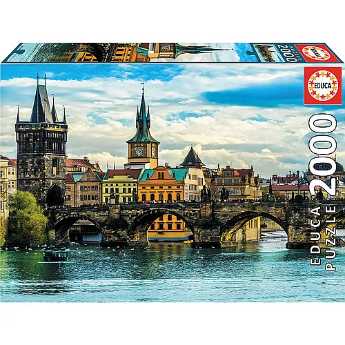 Educa Puzzle Blick auf Prag (2000Teile)