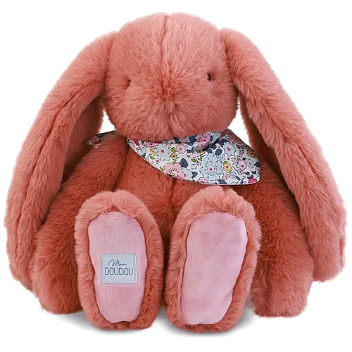 Doudou et Compagnie Fleurette Hase terracotta - 35 cm