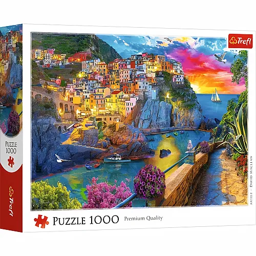 Trefl Promenade du soir aux Cinque Terre - 1000 pi�ces