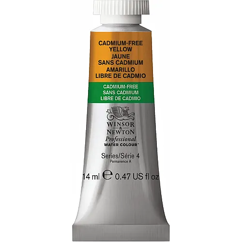 Winsor & Newton Professional Water Colour Aquarellfarbe Kadmiumfrei Gelb - 1/2 Napf