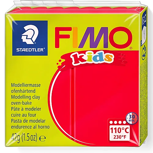 Fimo Kids Modelliermasse Rot, 42gr
