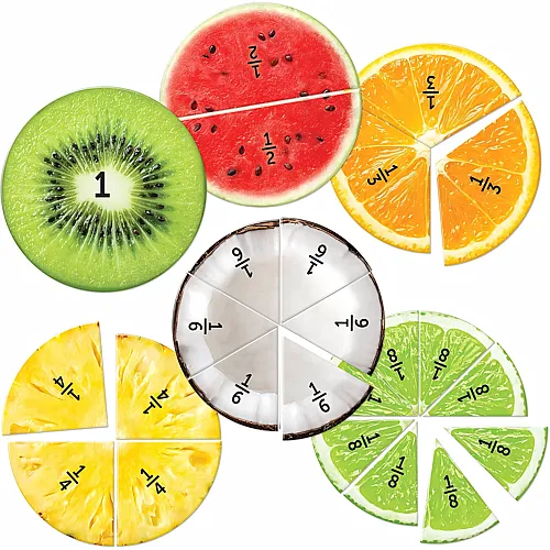 Learning Resources Magnetische Obstbruchteile, Mathematik nach Montessori