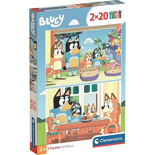 2in1 Bluey 20Teile