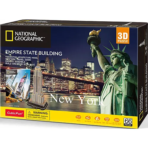 3D Empire State Building 66Teile