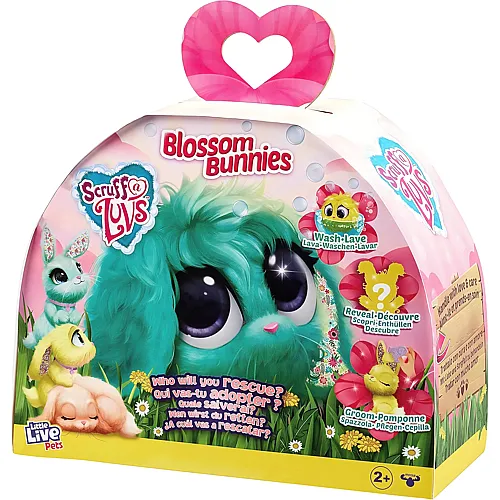 Moose Toys Little Live Pets - Scruff-a-Luvs: Blossom Bunnys (sortiert)