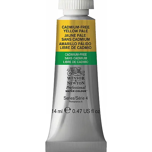 Winsor & Newton W&n Prof. Water Colour 14ml Tube Kadmiumfrei Gelfb Hell