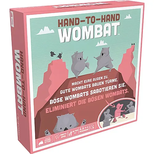 Exploding Kittens Hand-to-hand Wombat - Deutsch